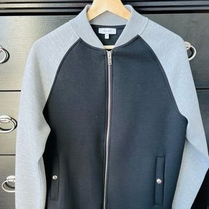 Reiss London Neoprene Bomber Jacket